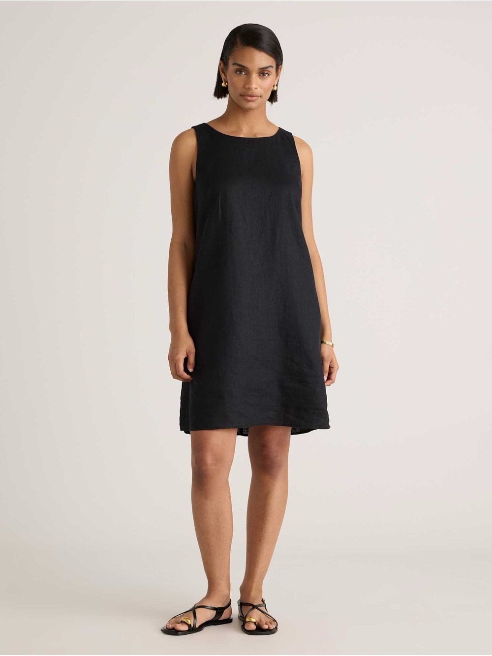 Quince 100% European Linen Tank Mini Dress - Picture 4 of 4